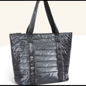 Peloton puffer tote bag